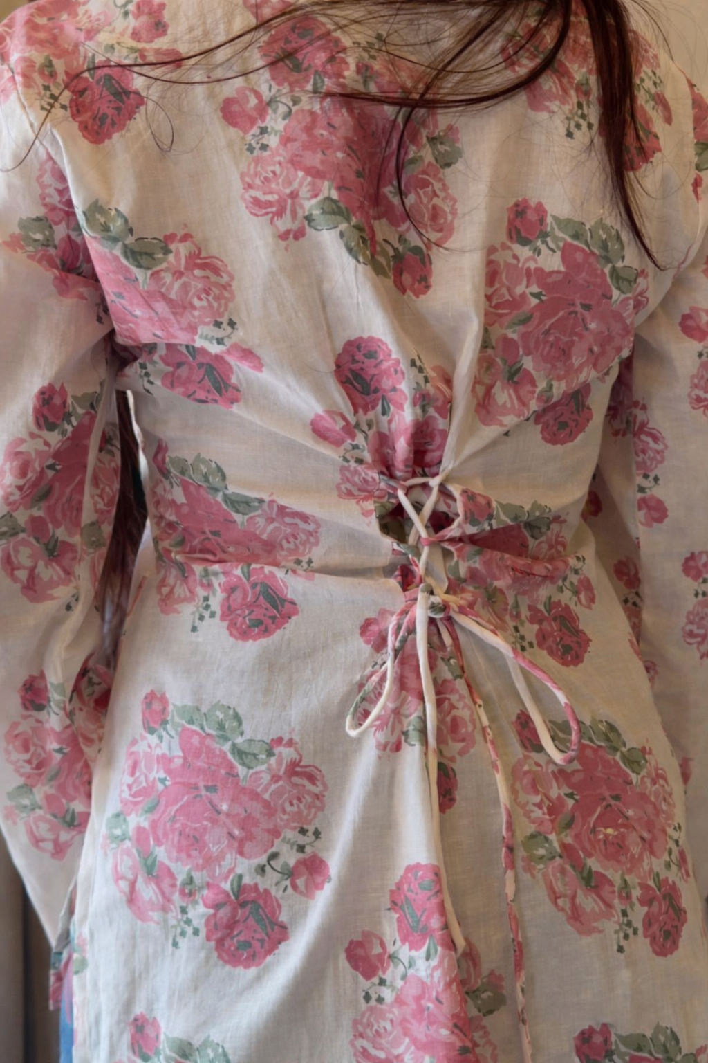 Vrinda Pink Corset Back Kurti 2