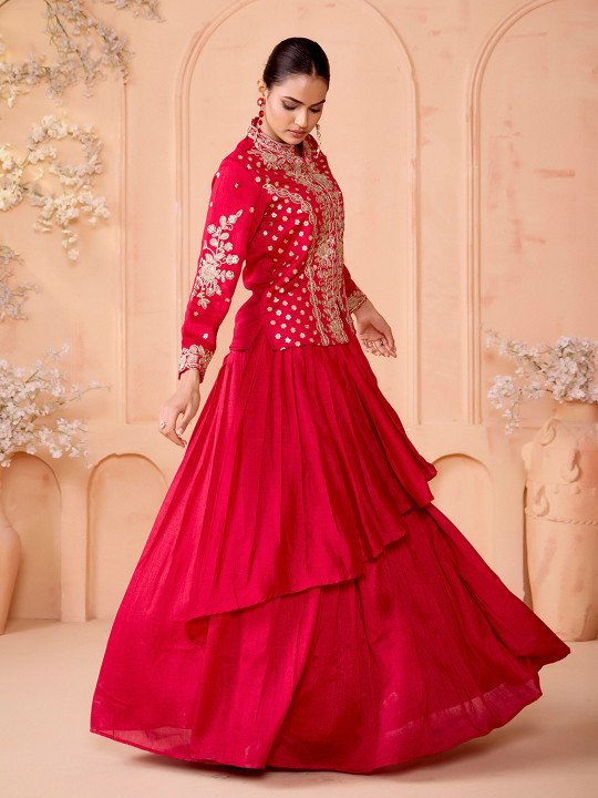 Embroidered Ready To Wear Lehenga & Choli 2
