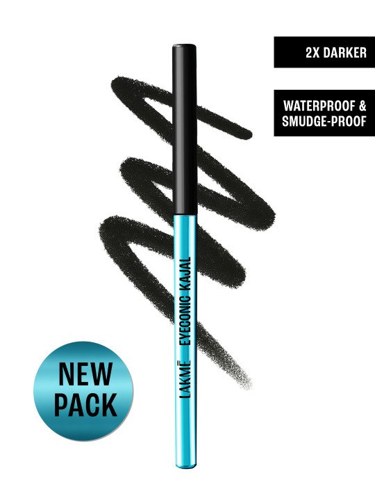 9-5 Eyeconic Smudgeproof Waterproof Lasts Upto 24H Kajal 0.35 g - Deep Black