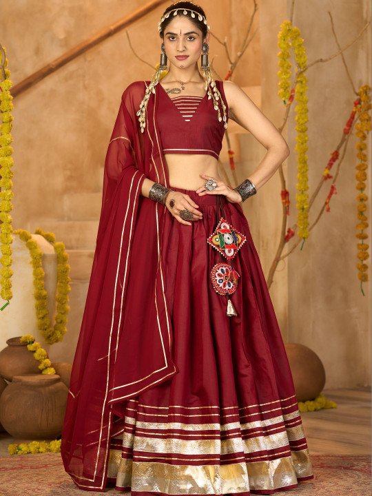 Ready to Wear Lehenga & Blouse With Dupatta