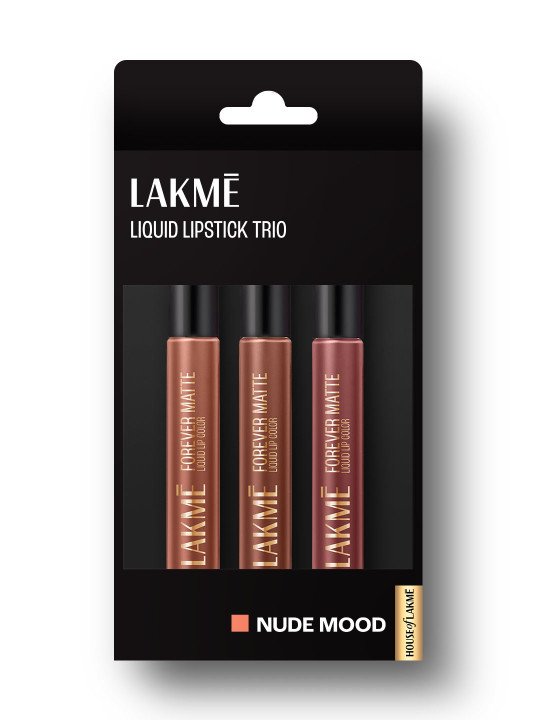 Forever Matte Long Stay Light-Weight Liquid Lipstick Trio 16.8ml - Nude Moods